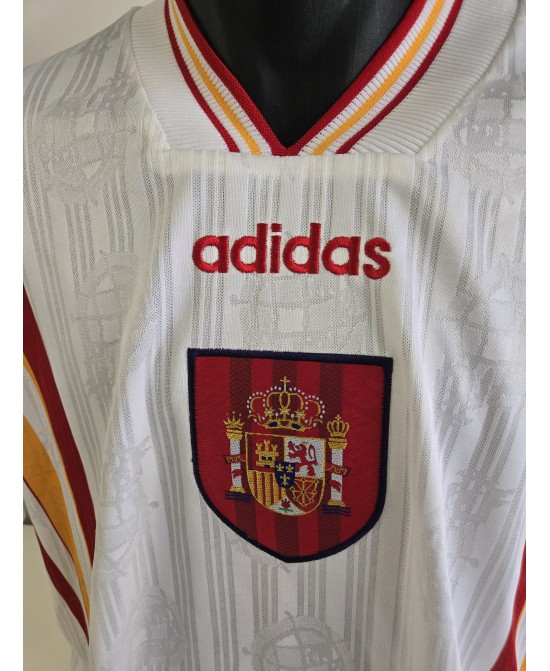 Camiseta Oficial Adidas de la selección española de fútbol de la Eurocopa 1996-1998