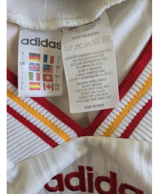 Camiseta Oficial Adidas de la selección española de fútbol de la Eurocopa 1996-1998