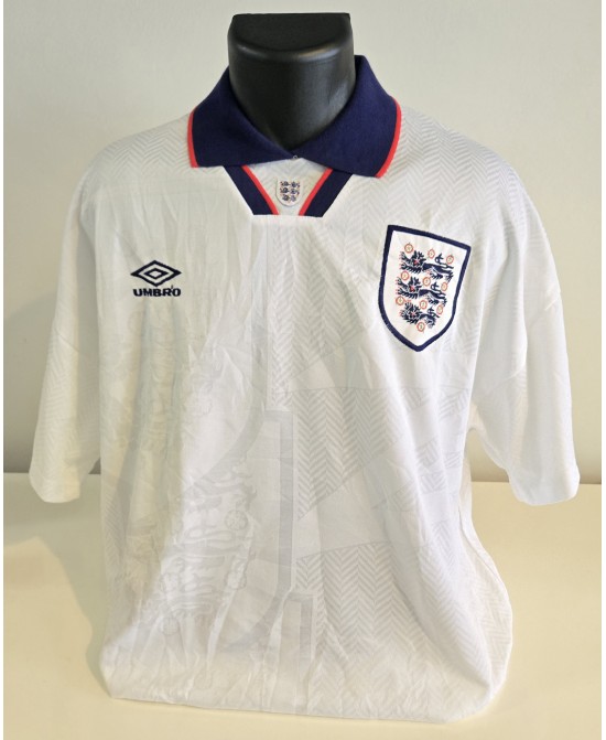 Camiseta Oficial Umbro de la Selección de Fútbol de Inglaterra temporada 1993-1995