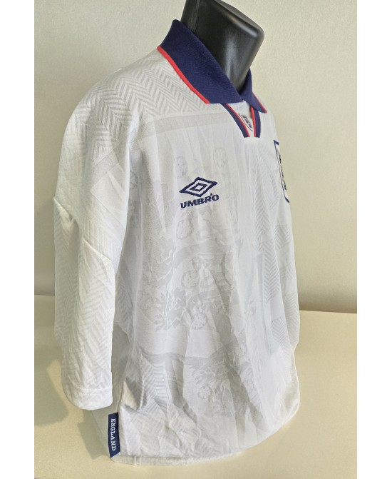 Camiseta Oficial Umbro de la Selección de Fútbol de Inglaterra temporada 1993-1995