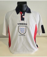 Camiseta Oficial Umbro de la Selección de Inglaterra período 1997-1999