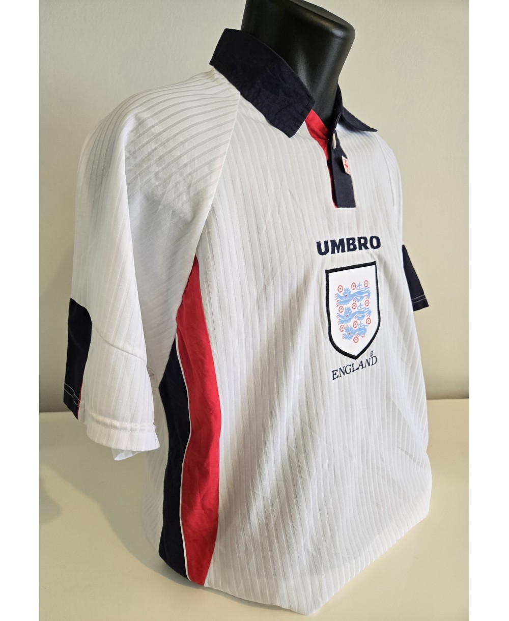 Camiseta Oficial Umbro de la Selección de Inglaterra período 1997-1999