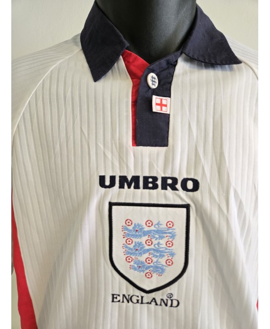Camiseta Oficial Umbro de la Selección de Inglaterra período 1997-1999