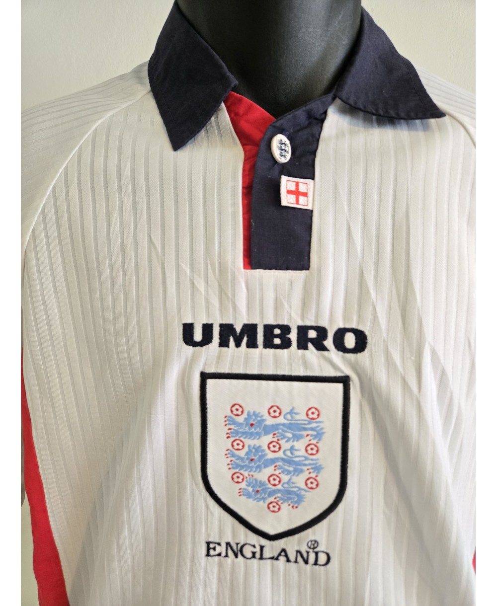 Camiseta Oficial Umbro de la Selección de Inglaterra período 1997-1999